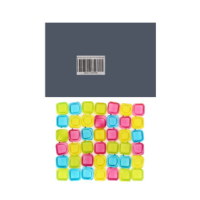 40 pack reusable ice cubes in mailing bag