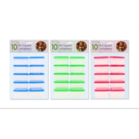 Mini square storage containers 10 pc set