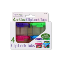 Rysons Mini Clip Lock Food Tubs 4 x 62ml