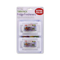 Twin pack fridge odour absorbers for eliminating smells
