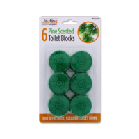 Pine Fresh Toilet Blocks in a pack of 6