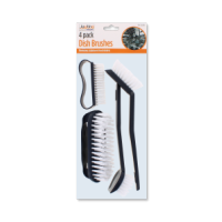 Four multi-purpose dish brushes in a set