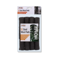 Rysons Steel Wool Scrubber Pads Heavy Duty 12 Pack