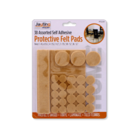 Rysons Assorted Self-Adhesive Felt Floor Protector Pads 38 Pack