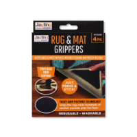 Non-slip rug and mat grips in a 4 pack