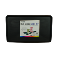 Rysons large black plastic protective floor and utility tray
