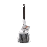 Rysons Silver Toilet Brush and Holder Set for wholesale