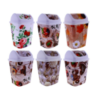 Small printed dustbin with custom print by Rysons
