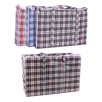 Large reusable shopper bags in various colours