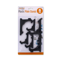 Rysons Foldable Clear Plastic Plate Stands 6 Pack