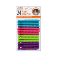 Rysons Plastic Dolly Pegs 24 Pack