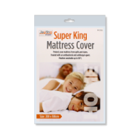 White super king size mattress cover