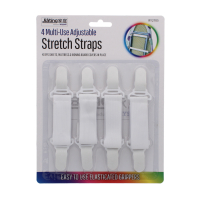 Multi Use Adjustable Stretch Straps 4 Pack by Rysons