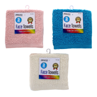 Rysons Face Towels 3 Pack for wholesale and bulk purchase RY-2760