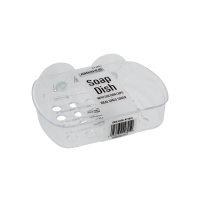 Rysons Clear Suction Soap Dish studio shot