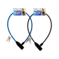 Rysons Coated Bike Security Cable Lock assorted colours red blue green