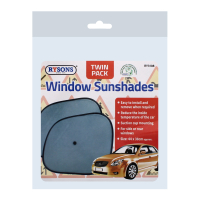 Car window sunshade twin pack