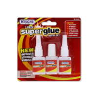 Super glue precision bottle set 3 pack