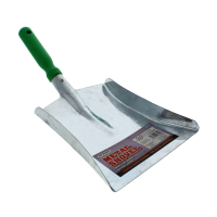 12-inch metal shovel with plastic grip