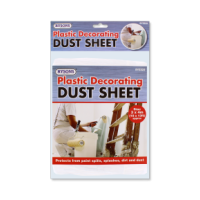 Clear plastic dust sheet 3x4m for wholesale