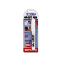 Rysons White 7ml Tile Grout Pen for refreshing tile lines