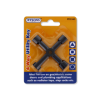 Rysons 4 Way Utility Key for gas, electric, and radiators