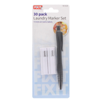 Rysons Laundry Marker Set with 30 Iron-On Name Tags