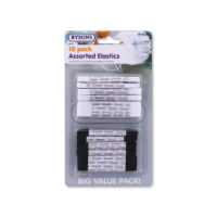 Rysons Assorted Hair Elastics 10 Piece Set