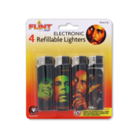 Rysons Electronic Lighters Bob 4 Pack