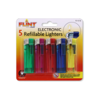 Rysons Refillable Electronic Lighters 5 Pack