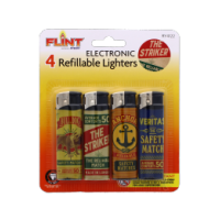 Rysons Retro Electronic Lighters 4 Pack