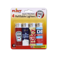 Rysons Electronic Lighters Food Label 4 Pack