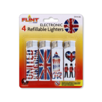 Rysons Electronic Lighters London 4 Pack