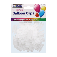 Reusable Balloon Sealing Clips Pack of 100 by Rysons