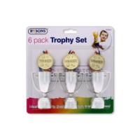 Rysons Trophy and Winner Medal Set 6 Pack