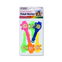 Rysons multi-coloured novelty pinball watch 6 pack