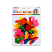 Rysons Metallic Assorted Balloons 30 Pack