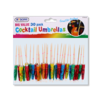 Rysons Cocktail Umbrellas 30 Pack for colourful drinks