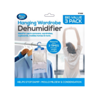 Rysons Unscented Hanging Wardrobe Dehumidifier 3 Pack