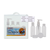 Rysons travel bottle set 5 pieces