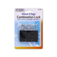 Rysons 40mm 3 Digit Combination Lock