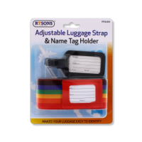 Rysons Adjustable Luggage Strap with ID Tag