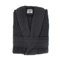 Rysons Cotton Bathrobe Unisex Grey for wholesale