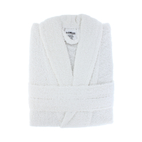 Rysons Cotton Bathrobe Unisex White for wholesale trade