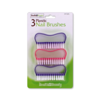 Rysons Pack of 3 Plastic Nail Cleaning Brushes