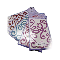 Scrapbook Glitter Whirl Stickers