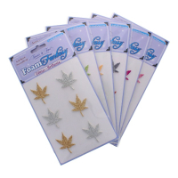 Assorted Foam Leaf Frenzy Scrapbook Stickers