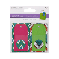 BOHO GIFT TAGS FLORAL 6 PACK