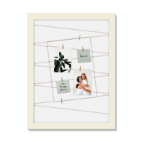 String Photo Frame Beige 40 x 50cm