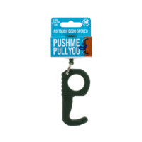 Green no touch retractable door opener